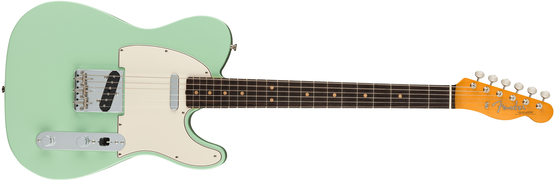 Fender Tele 1963 American Vintage Ii Usa 2s Ht Rw - Surf Green - Televorm elektrische gitaar - Main picture