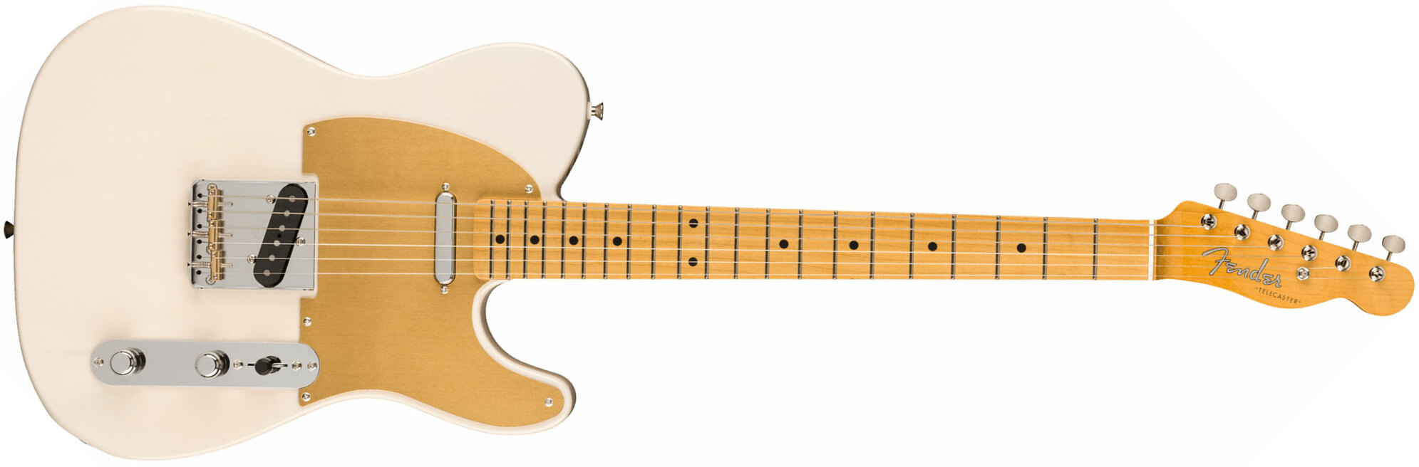 Fender Tele '50s Jv Modified Jap 2s Ht Mn - White Blonde - Televorm elektrische gitaar - Main picture