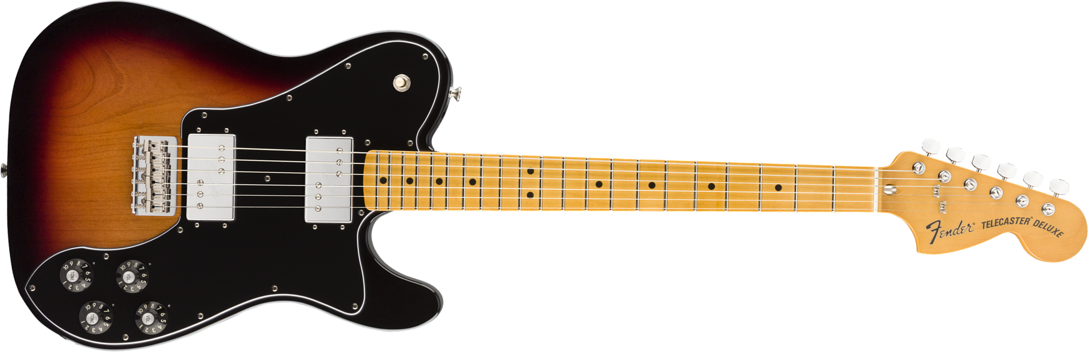 Fender Tele 70s Deluxe Vintera Vintage Mex Mn - 3-color Sunburst - Televorm elektrische gitaar - Main picture