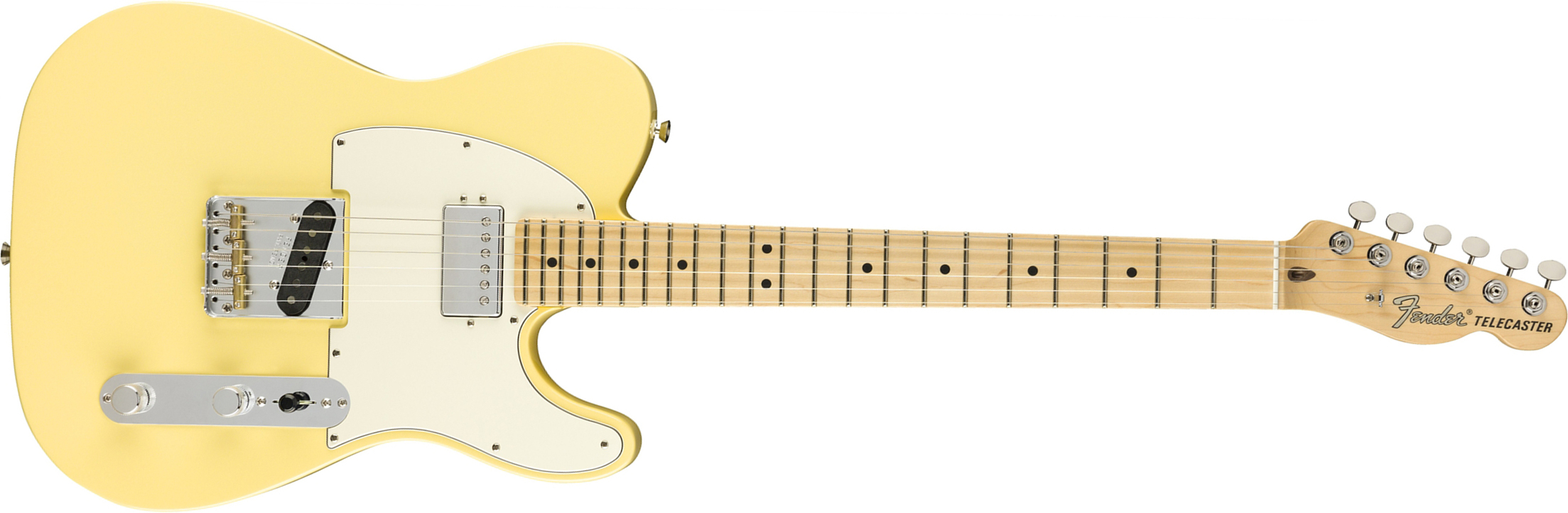 Fender Tele American Performer Hum Usa Sh Mn - Vintage White - Televorm elektrische gitaar - Main picture