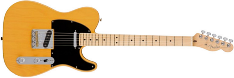 Fender Tele American Professional 2s Usa Mn - Butterscotch Blonde - Televorm elektrische gitaar - Main picture