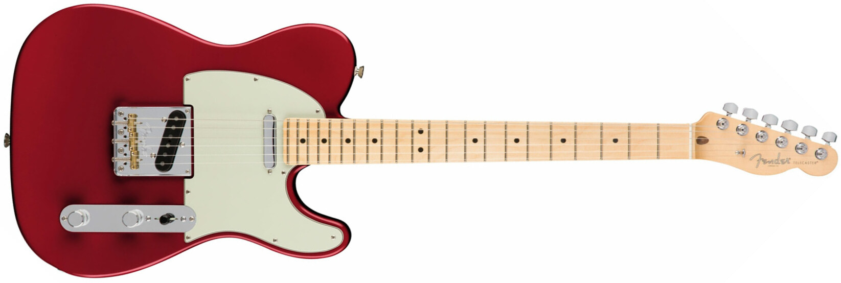 Fender Tele American Professional 2s Usa Mn - Candy Apple Red - Televorm elektrische gitaar - Main picture