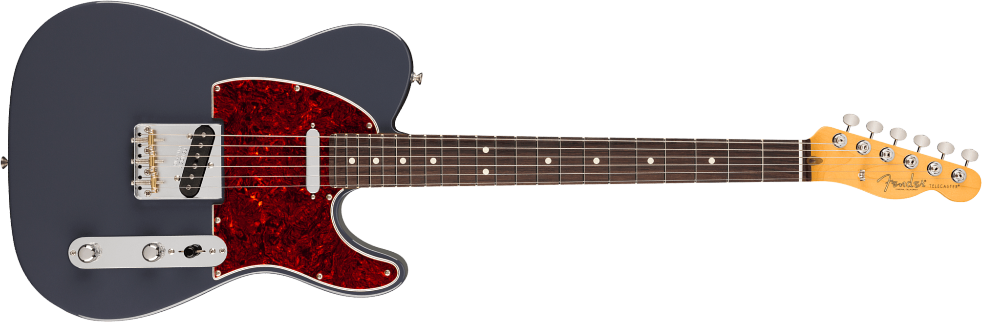 Fender Tele American Professional Classic Usa 2s Ht Rw - Faded Black - Televorm elektrische gitaar - Main picture