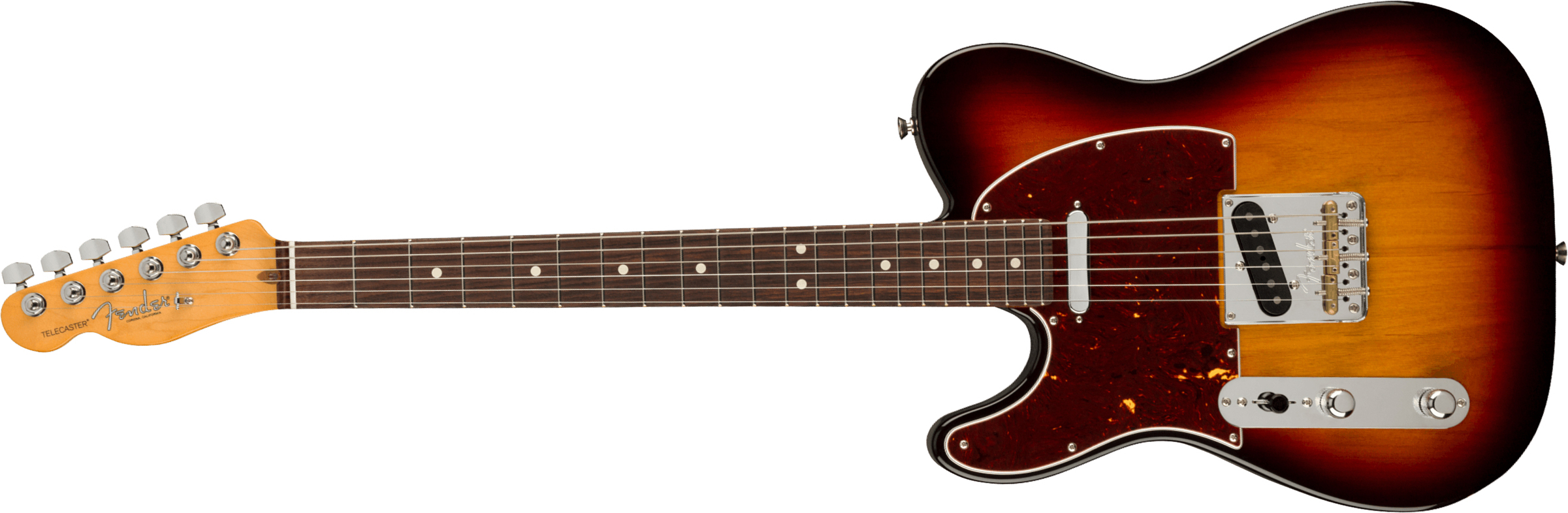 Fender Tele American Professional Ii Lh Gaucher Usa Rw - 3-color Sunburst - Linkshandige elektrische gitaar - Main picture
