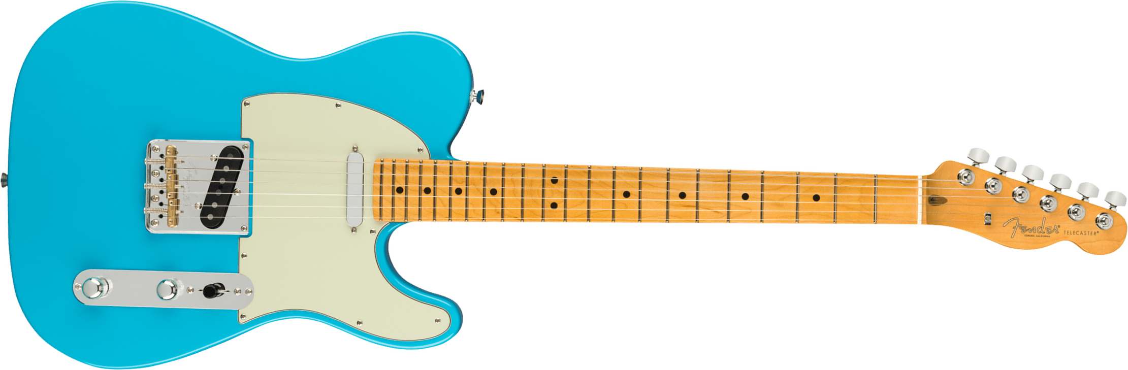 Fender Tele American Professional Ii Usa Mn - Miami Blue - Televorm elektrische gitaar - Main picture