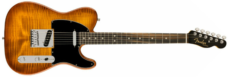 Fender Tele American Ultra Ltd Usa 2s Ht Eb - Tiger's Eye - Televorm elektrische gitaar - Main picture
