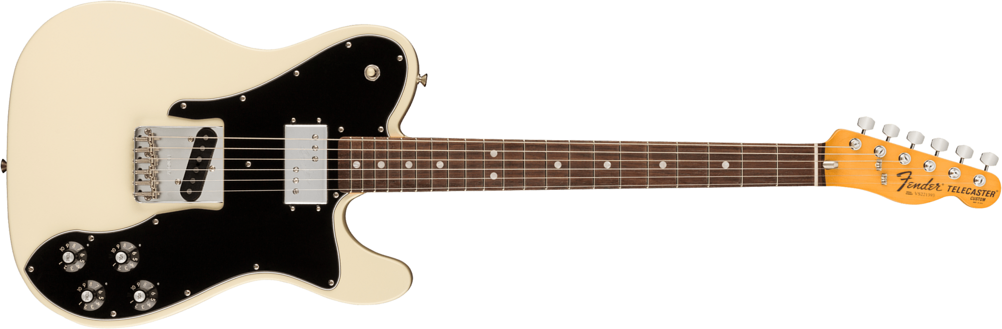 Fender Tele Custom 1977 American Vintage Ii Ltd Usa Sh Ht Rw - Olympic White - Televorm elektrische gitaar - Main picture