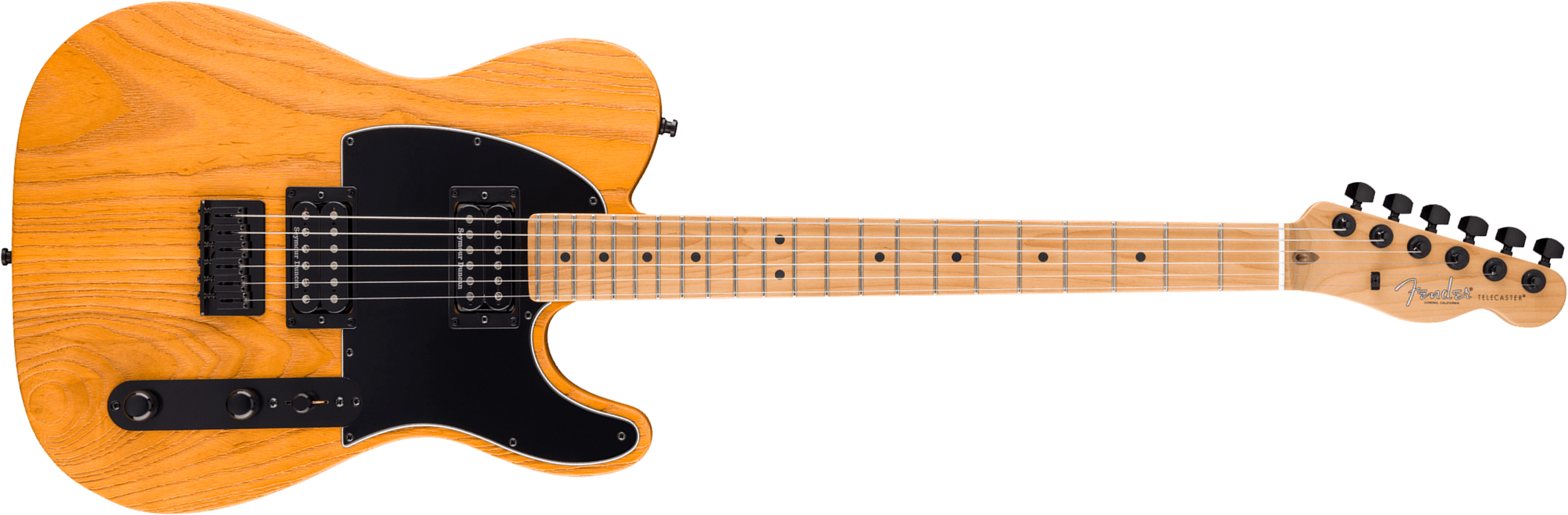 Fender Tele Hh American Professional Ii Usa 2h Seymour Duncan Ht Mn - Aged Natural - Televorm elektrische gitaar - Main picture