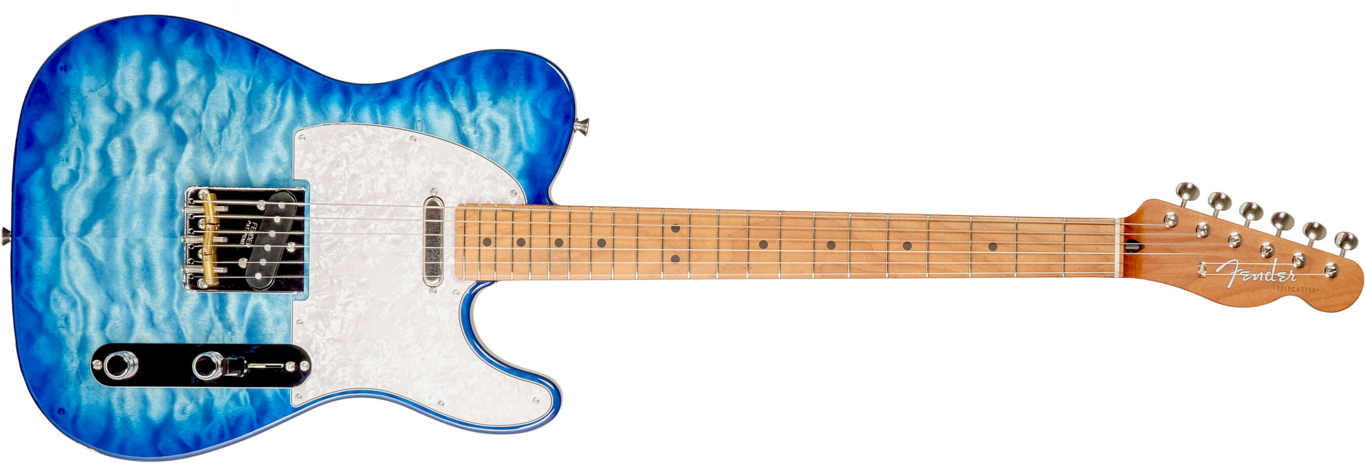 Fender Tele Hybrid Ii Jap 2s Ht Mn - Aqua Blue - Televorm elektrische gitaar - Main picture