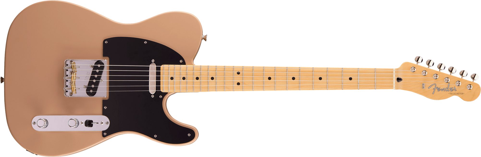 Fender Tele Hybrid Ii Mij Ltd Jap 2s Ht Mn - Sahara Taupe - Televorm elektrische gitaar - Main picture