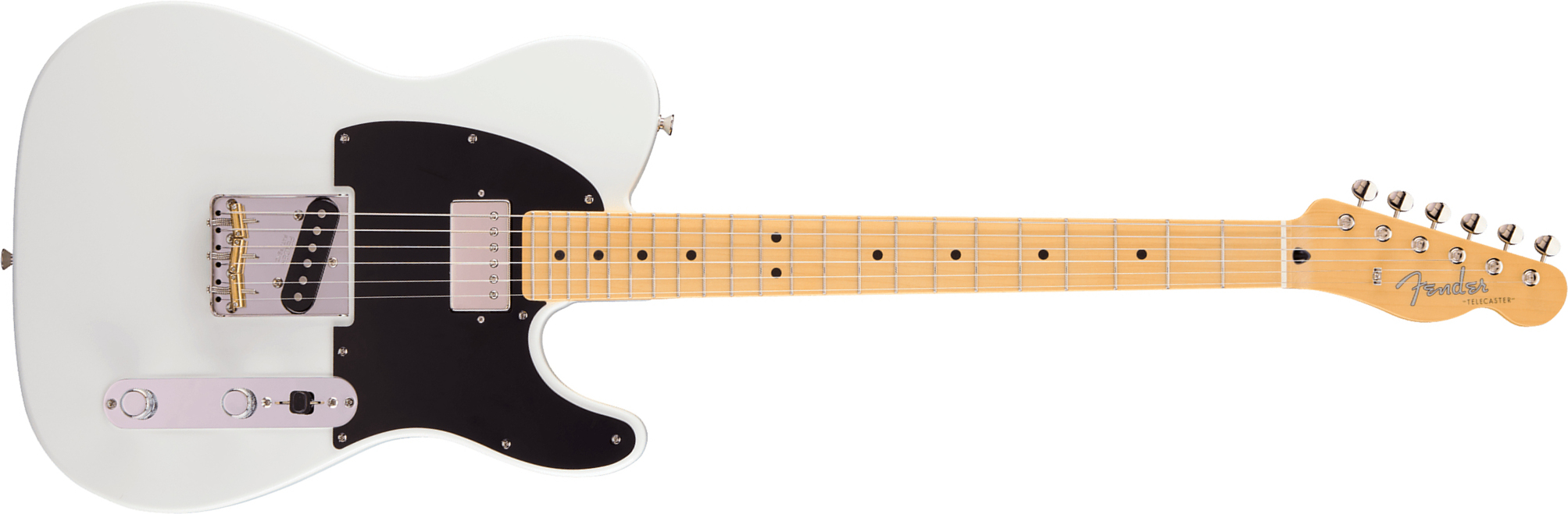 Fender Tele Hybrid Ii Mij Ltd Jap Sh Ht Mn - Arctic White - Televorm elektrische gitaar - Main picture
