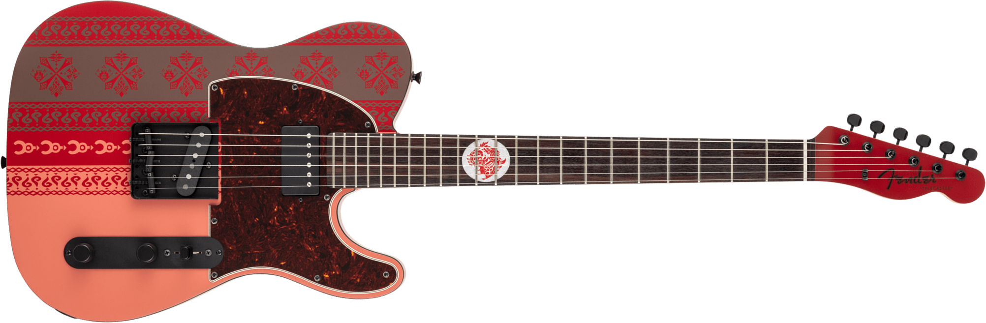 Fender Tele Monster Hunter Rathalos Jap Sh Ht Rw - Rathalos Red - Televorm elektrische gitaar - Main picture