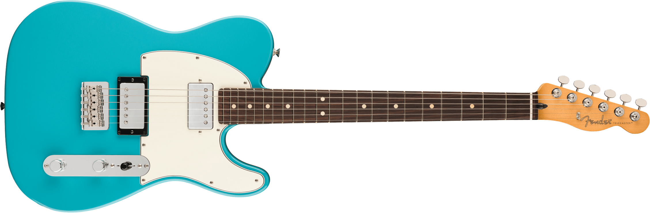 Fender Tele Player Ii Hh Mex 2h Ht Rw - Aquatone Blue - Televorm elektrische gitaar - Main picture