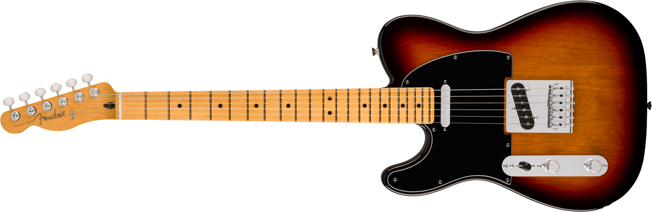 Fender Tele Player Ii Lh Mex Aulne Gaucher 2s Ht Mn - 3-color Sunburst - Televorm elektrische gitaar - Main picture