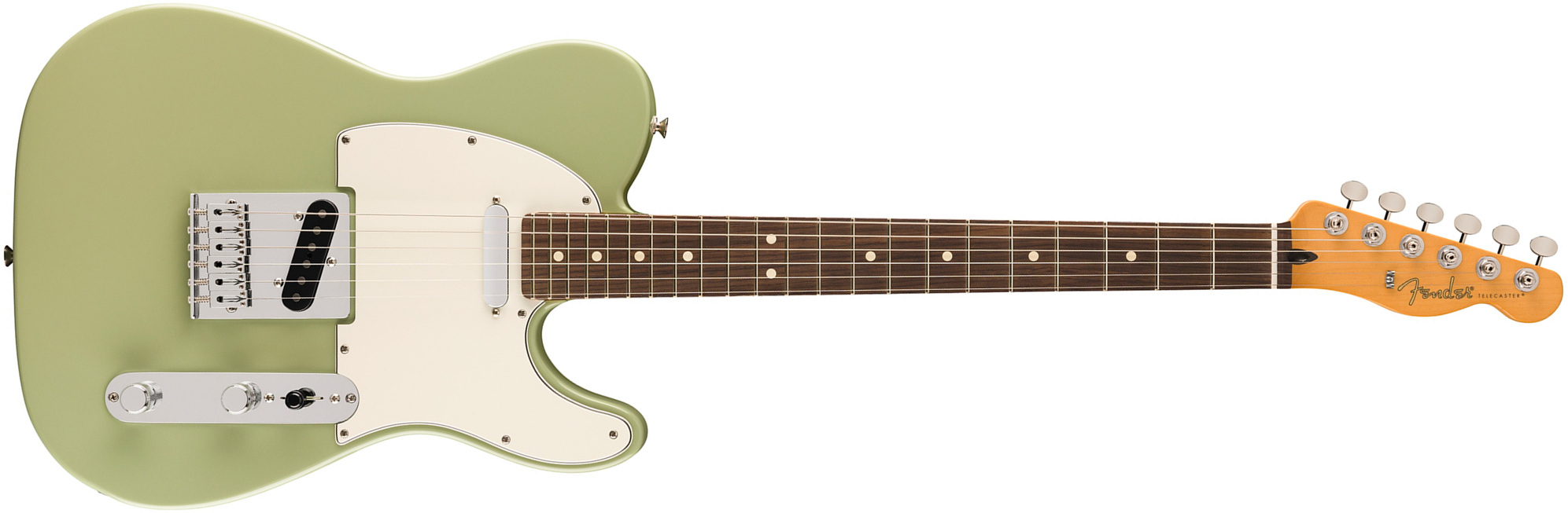 Fender Tele Player Ii Mex Aulne 2s Ht Rw - Birch Green - Televorm elektrische gitaar - Main picture