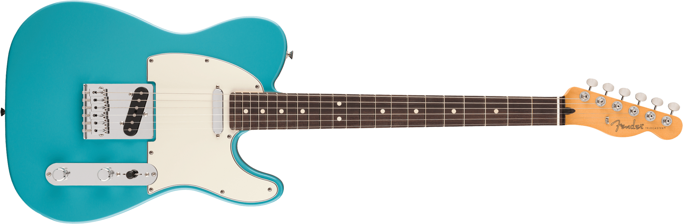 Fender Tele Player Ii Mex Aulne 2s Ht Rw - Aquatone Blue - Televorm elektrische gitaar - Main picture