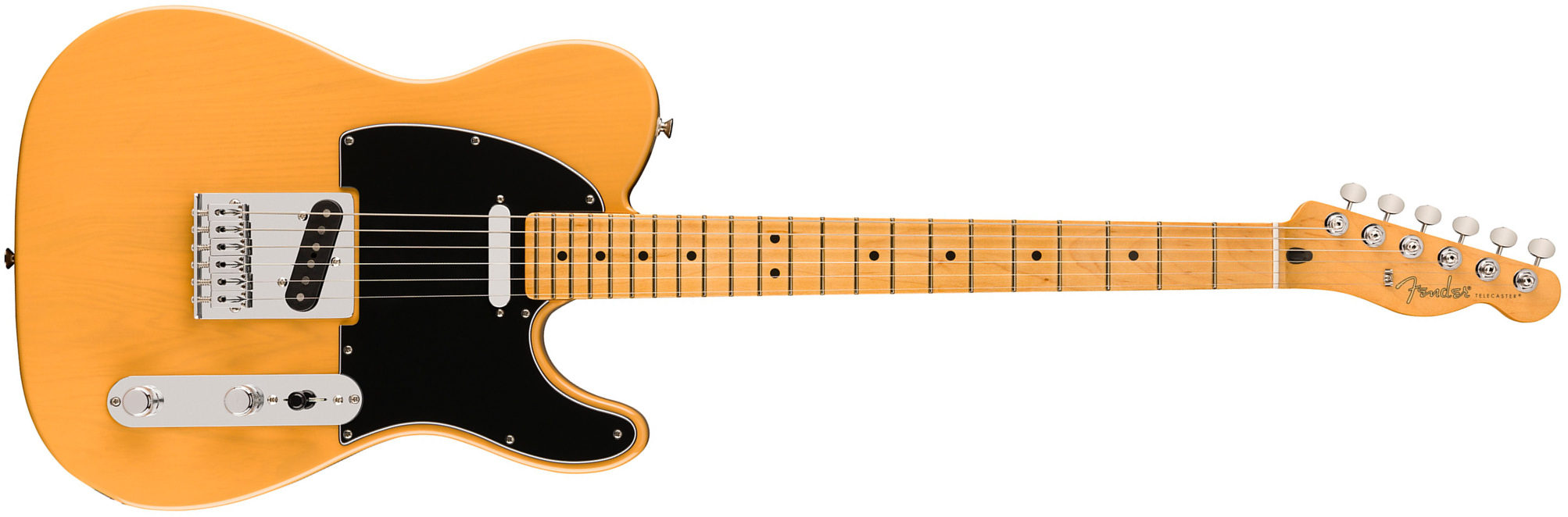 Fender Tele Player Ii Mex Frene 2s Ht Mn - Butterscotch Blonde - Televorm elektrische gitaar - Main picture
