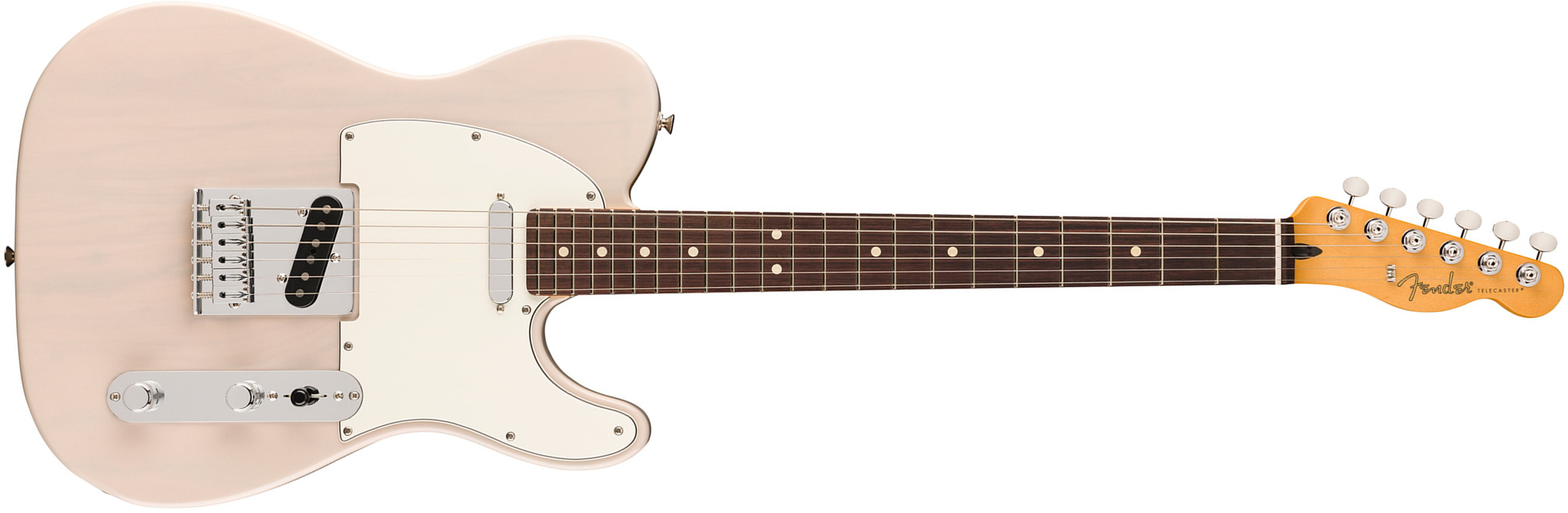 Fender Tele Player Ii Mex Frene 2s Ht Rw - White Blonde - Televorm elektrische gitaar - Main picture