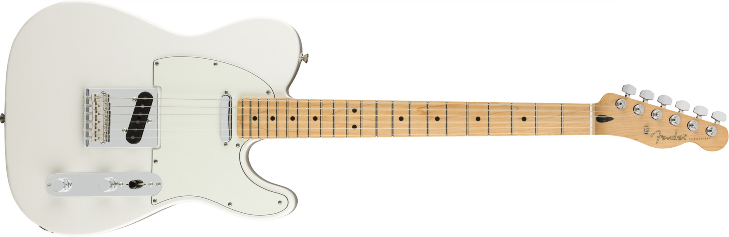 Fender Tele Player Mex Mn - Polar White - Televorm elektrische gitaar - Main picture