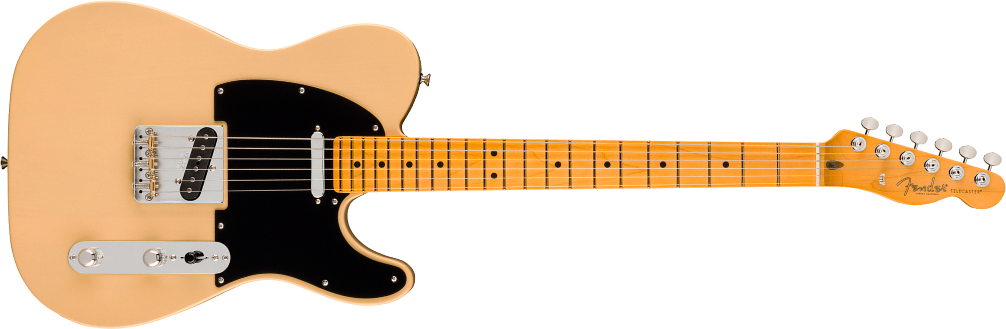 Fender Tele Silent System American Pro. Classic Ltd Usa 2s Ht Mn - Vintage Blonde - Televorm elektrische gitaar - Main picture