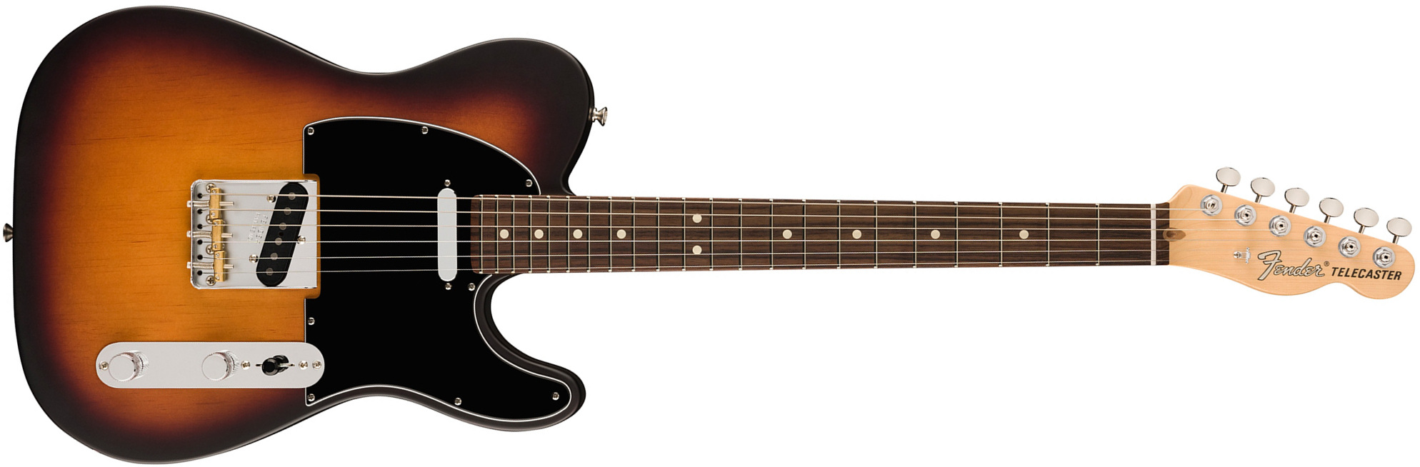 Fender Tele Timber American Performer Fsr Usa 2s Ht Rw - Satin 2-color Sunburst - Televorm elektrische gitaar - Main picture
