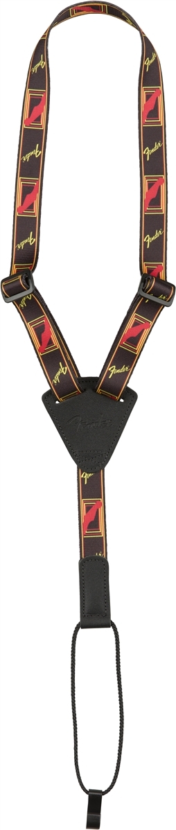 Fender Ukulele Strap Black / Yellow / Red - Toebehoren voor andere snaarinstrumenten - Main picture