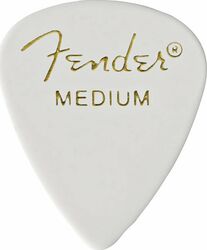 Plectrum Fender 351 Classic Celluloid Medium White