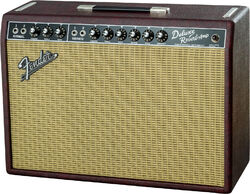 Combo voor elektrische gitaar Fender '65 Deluxe Reverb FSR Ltd - Bordeaux Blues