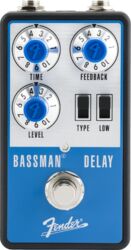 Reverb/delay/echo effectpedaal Fender Bassman Delay