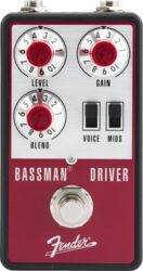 Overdrive/distortion/fuzz effectpedaal Fender Bassman Driver