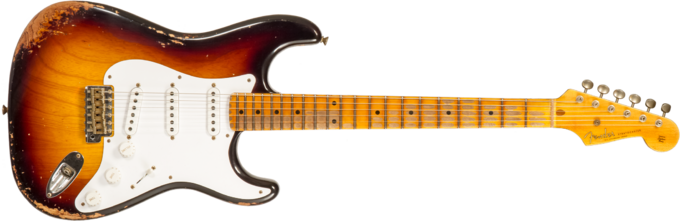 Fender Custom Shop 70th Anniversary 1954 Stratocaster Ltd #XN4887 - Heavy relic 2-color sunburst