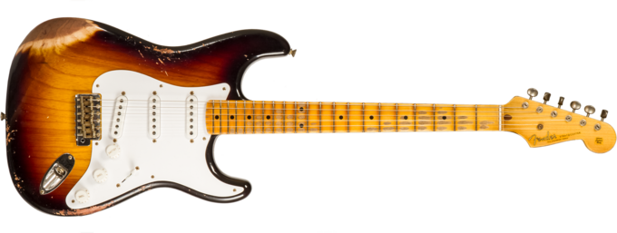 Fender Custom Shop 70th Anniversary 1954 Stratocaster Ltd #XN4888 - Heavy relic 2-color sunburst