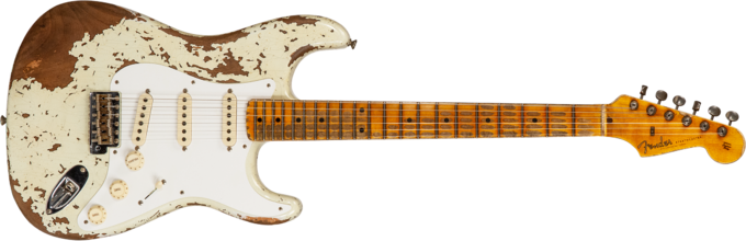 Fender Custom Shop 1956 Stratocaster #CZ568636 - Super heavy relic aged india ivory