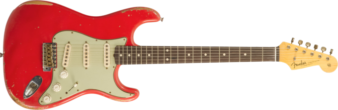 Fender Custom Shop Stratocaster 1961 Masterbuilt Kyle McMillin #R132221 - Relic fiesta red