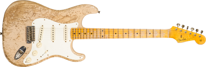 Fender Custom Shop Red Hot Stratocaster #CZ584115 - Super heavy relic white blonde