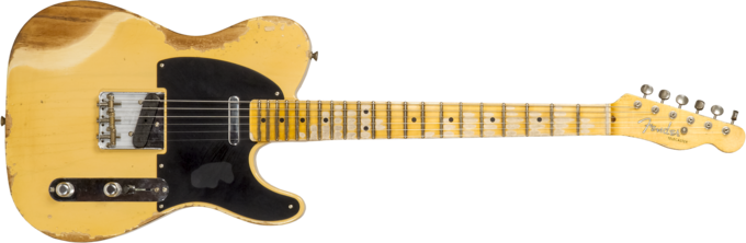 Fender Custom Shop 1952 Telecaster #R131281 - Heavy relic aged nocaster blonde