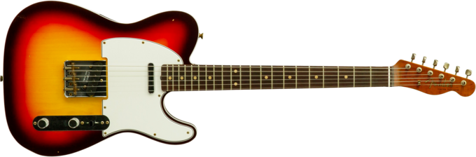 Fender Custom Shop Vintage Custom 1960 Telecaster #R147862 - Journeyman relic 3-color sunburst