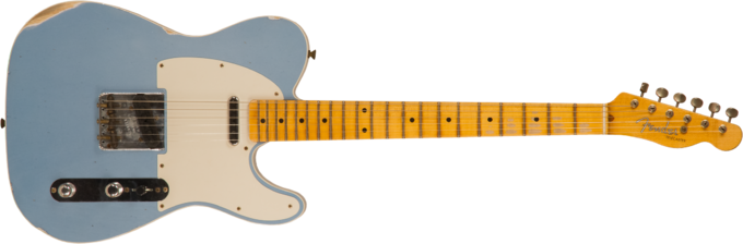 Fender Custom Shop Tomatillo Telecaster Custom #R110879 - Relic lake placid blue