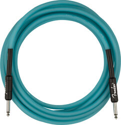 Kabel Fender Pro Glow In The Dark Instrument Cable, 18.6ft, Straight/Straight - Blue