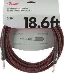 Kabel Fender Professional Series Instrument Cable 18.6 ft - Red Tweed