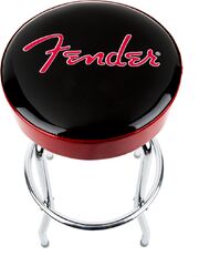 Stoel Fender RED SPARKLE LOGO BAR STOOL 30