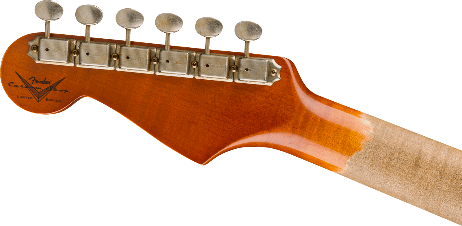 Fender Custom Shop Ariel Posen Strat Signature 2s P90 Ht Rw - Relic Lake Placid Blue - Kenmerkende elektrische gitaar - Variation 4