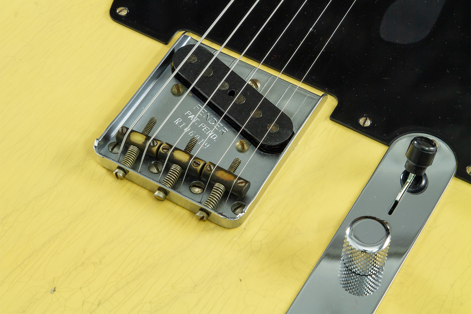 Fender Custom Shop Broadcaster Tele 70th Ann. Ltd Mn #r106019 - Journeyman Relic Nocaster Blonde - Televorm elektrische gitaar - Variation 7