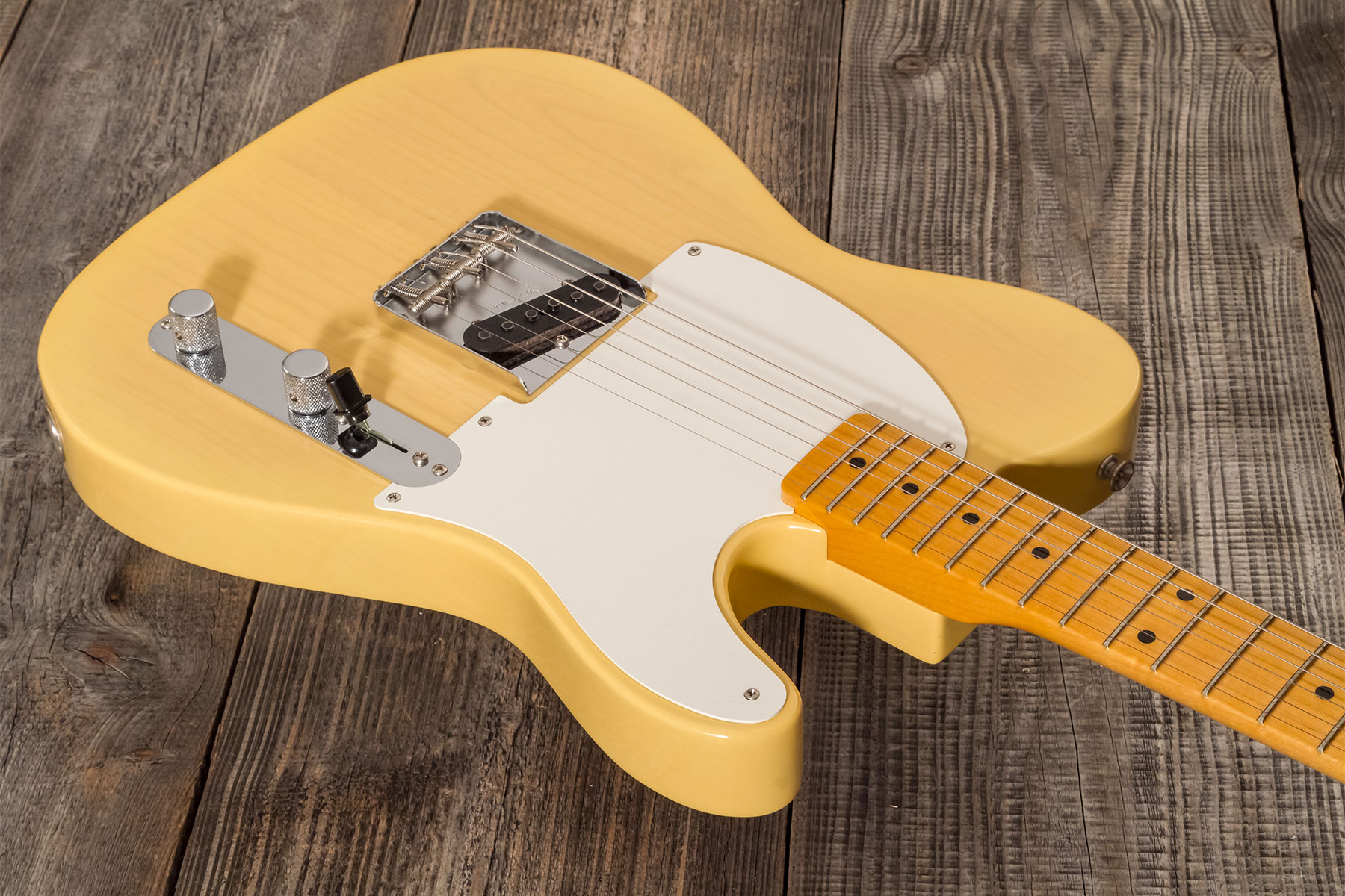 Fender Custom Shop Esquire Tele Vintage Custom 1959 2s Ht Mn #r122064 - Time Capsule Package Natural Blonde - Televorm elektrische gitaar - Variation 