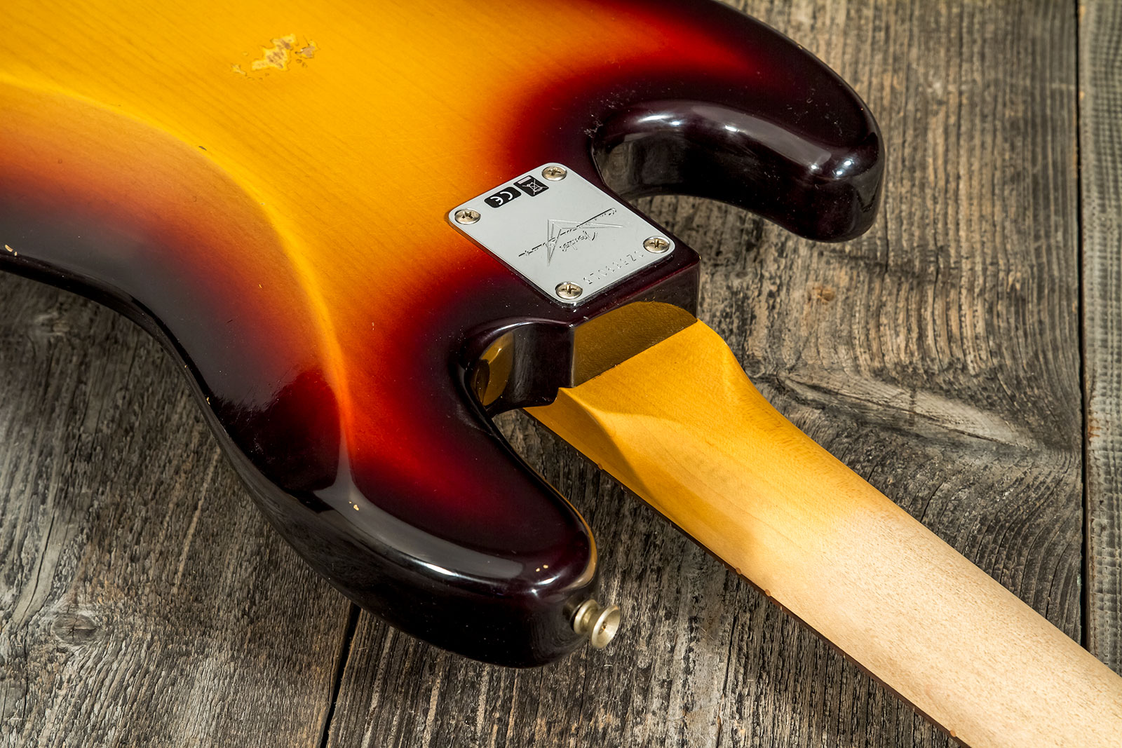 Fender Custom Shop  Jazz Bass 1962 Rw #cz569015 - Relic 3-color Sunburst - Solid body elektrische bas - Variation 7