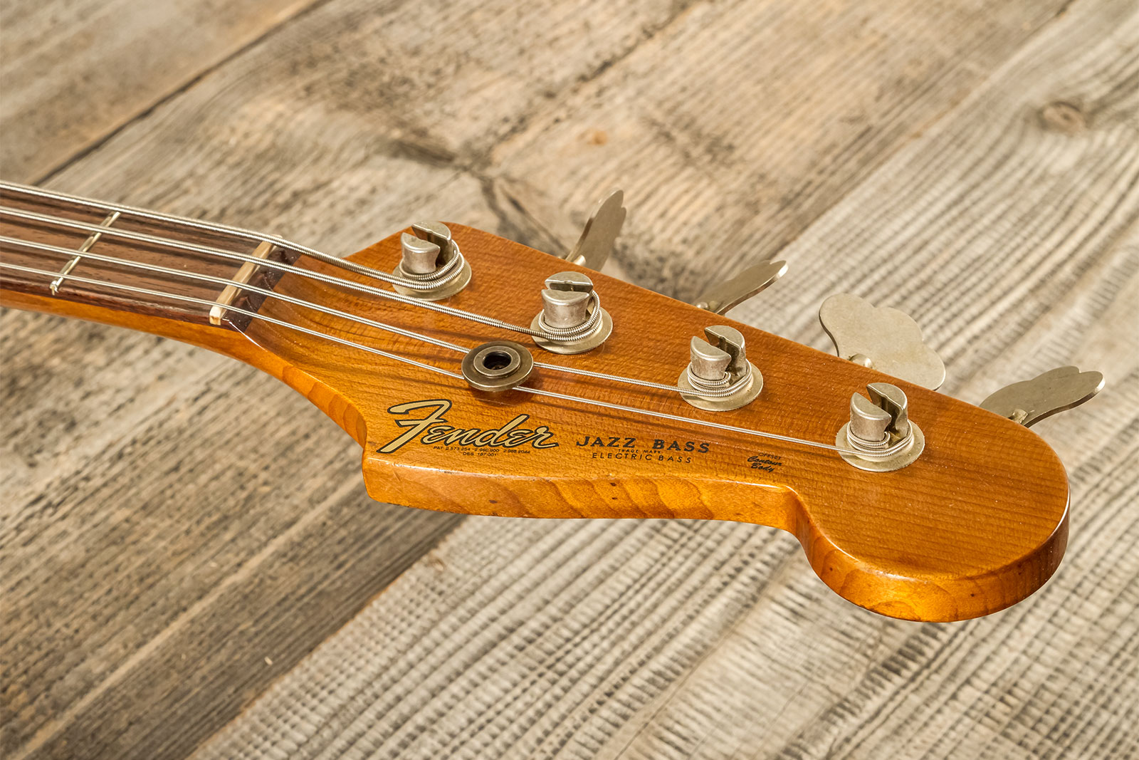 Fender Custom Shop Jazz Bass 1963 Rw #r135891 - Relic Sherwood Green Metallic - Solid body elektrische bas - Variation 9