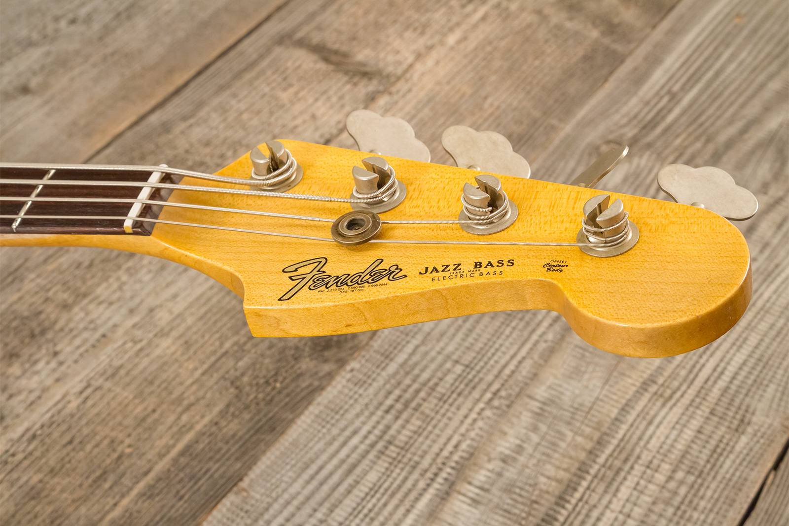 Fender Custom Shop Jazzbass 1964 Rw #r145112 - Journeyman Relic Olympic White - Solid body elektrische bas - Variation 7