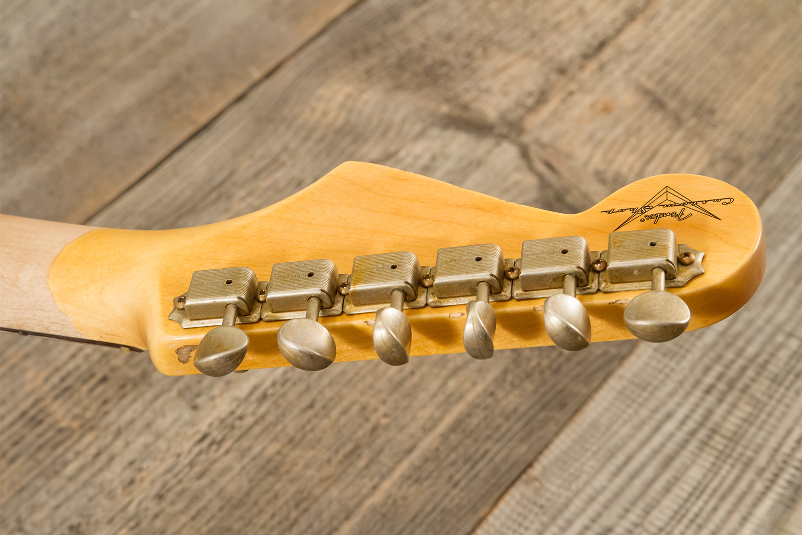 Fender Custom Shop Michael Landau Strat 1963 Signature Trem 3s #r133864 - Relic Fiesta Red O. 3-color Sunburst - Elektrische gitaar in Strat vorm - Va