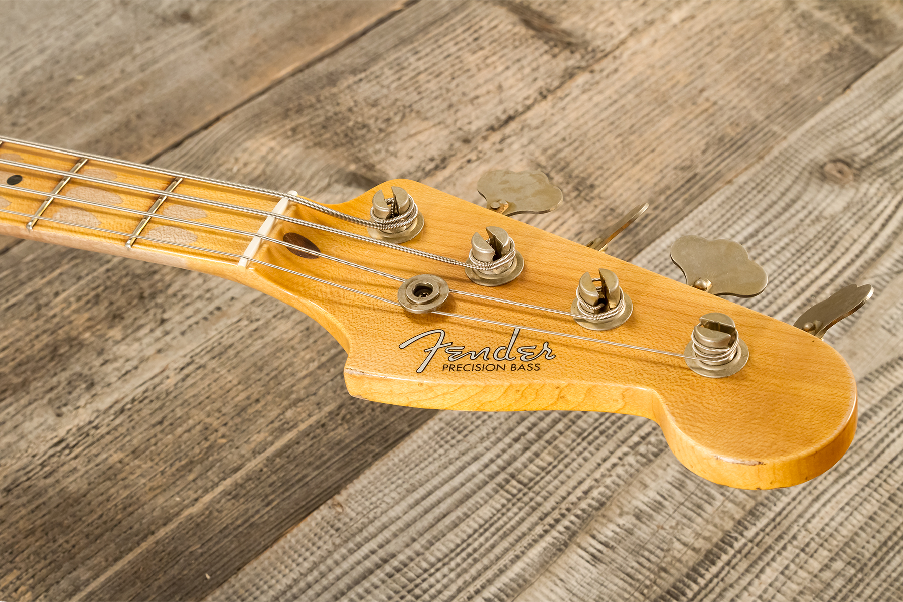 Fender Custom Shop Precision Bass 1958 Mn #cz578373 - Relic Chocolate 3-color Sunburst - Solid body elektrische bas - Variation 9