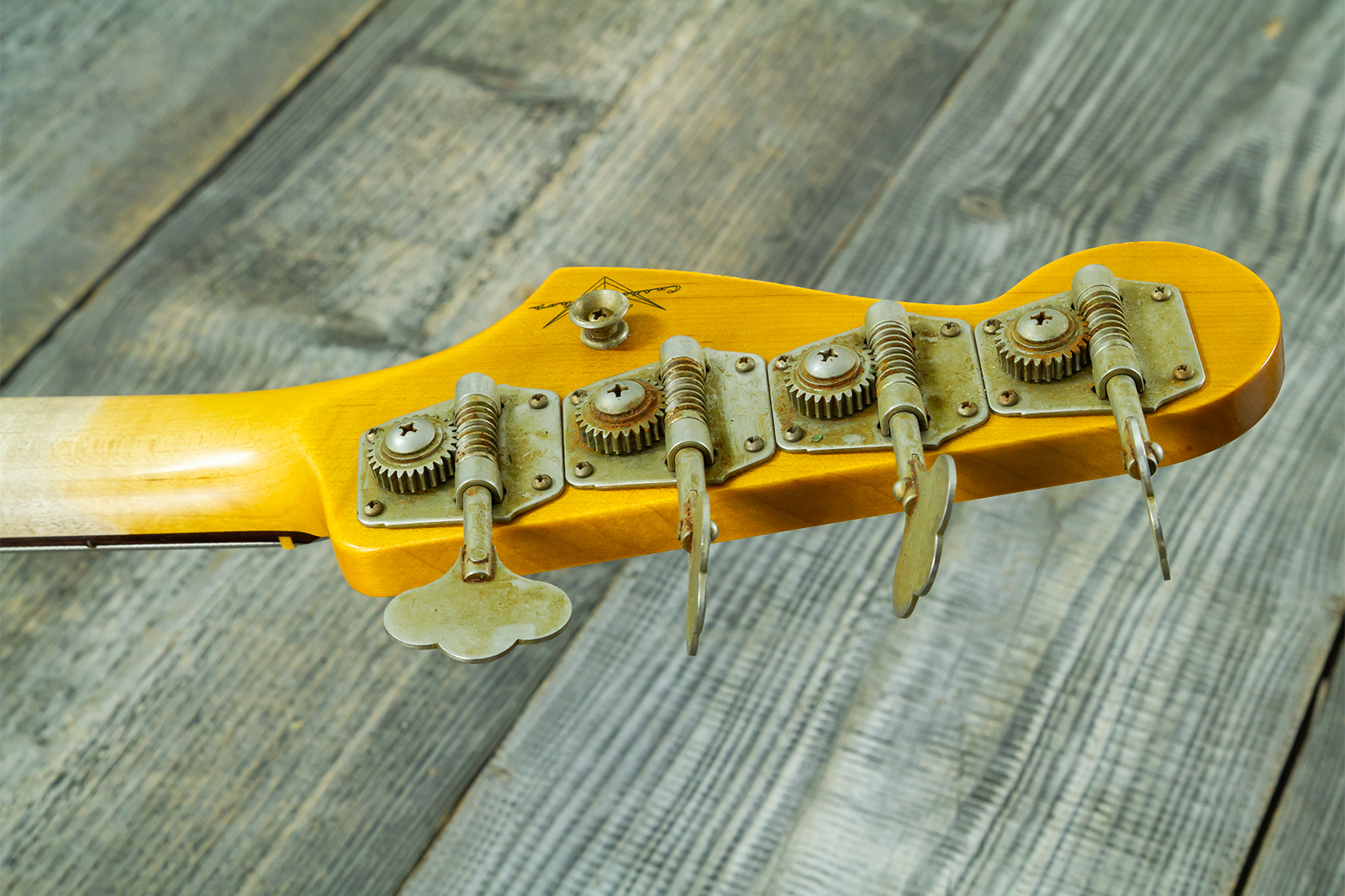 Fender Custom Shop Precision Bass 1960 Rw #cz590976 - Relic British Racing Green - Solid body elektrische bas - Variation 12